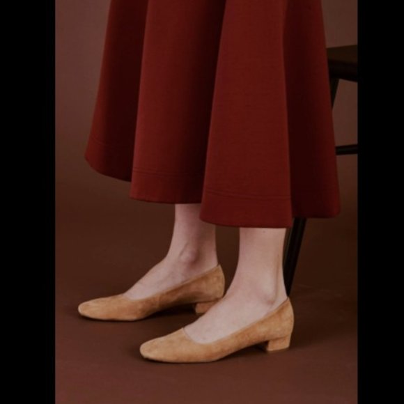 BY FAR Tan Suede Flats - Picture 2 of 11